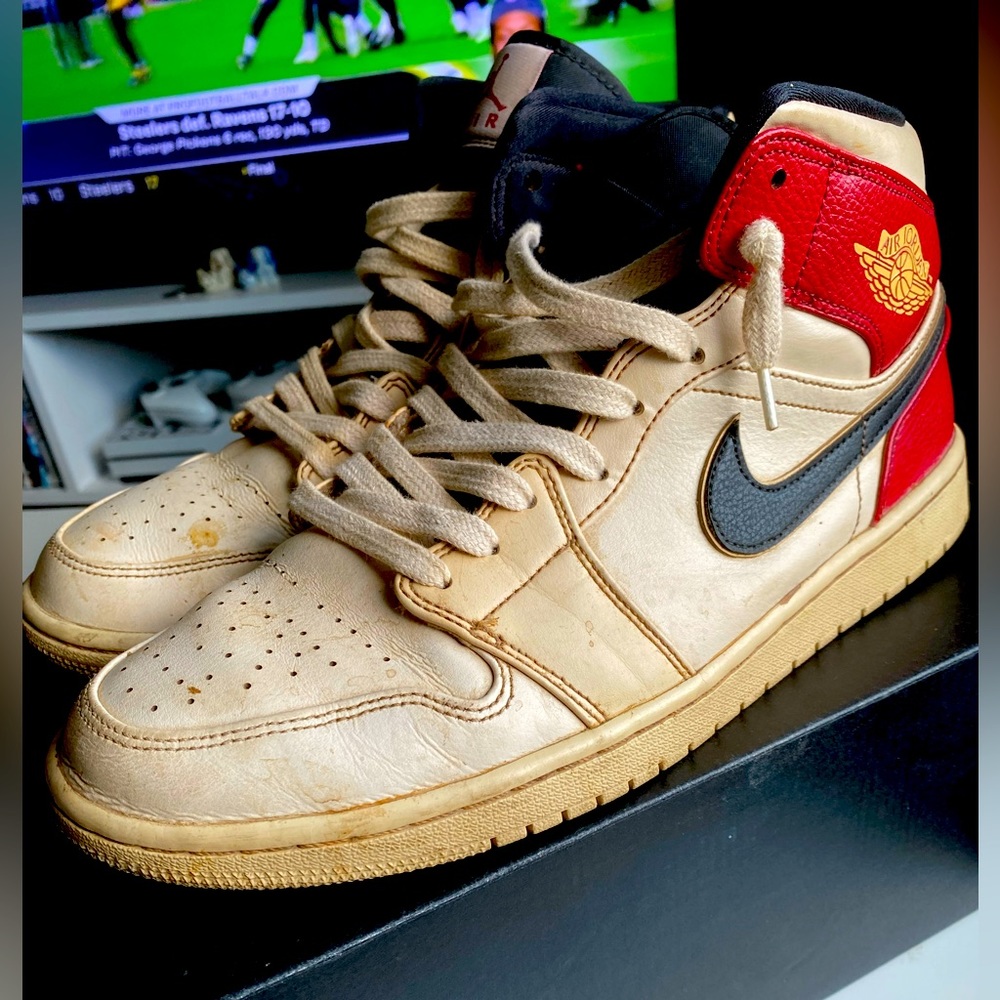 🔥Nike Air Jordan 1 Mid 11.0 CUSTOM DYED🔥 - Picture 3 of 7
